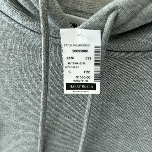 BNWT Thom Browne Ribbed Sleeves Hooded Sweater Size S (1) - Picture 6 of 6